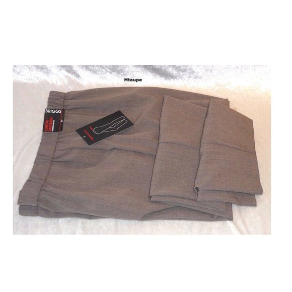Women's Dress Pants Briggs Comfort Pull On size 8 NEW - Picture 2 of 2